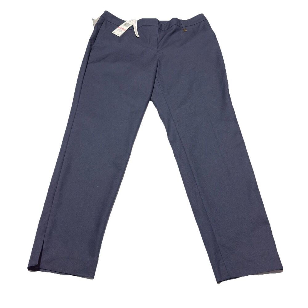 Jones New York Women's Grace Ankle Pants Women's Size 10 Navy Blue Tapered NWT